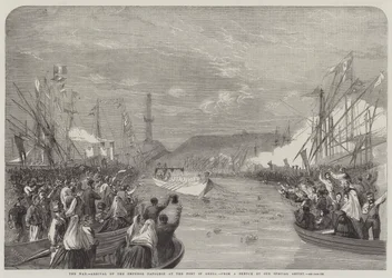 De Oorlog, Aankomst van Keizer Napoleon in de Haven van Genua